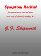 Symptom Recital Vocal Solo & Collections sheet music cover